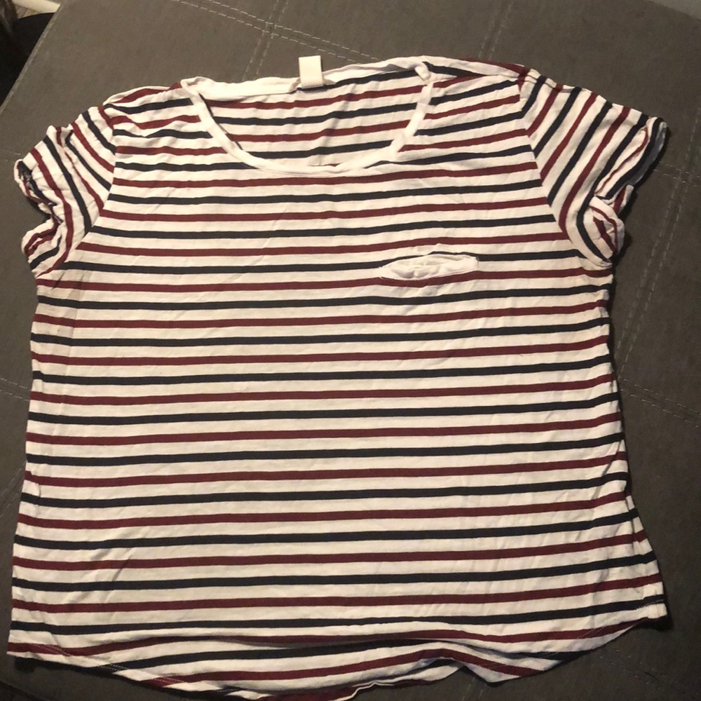Shirt with stripes